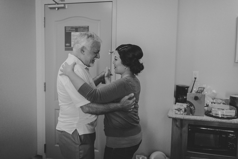 bride dancing with father