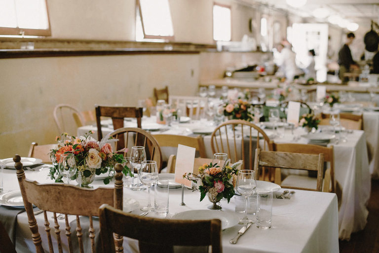 Marin Headlands Center for the Arts Wedding Set Up