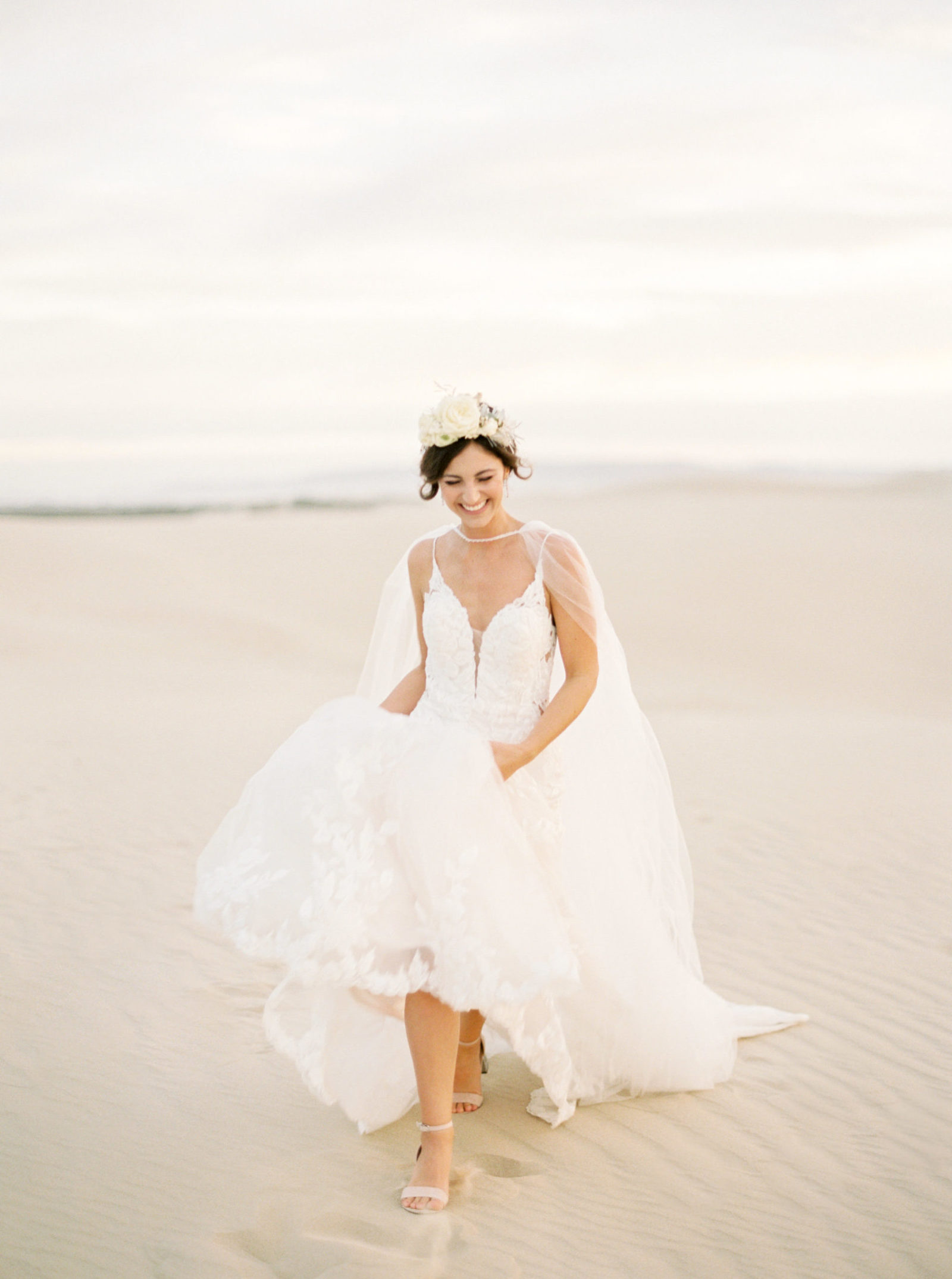 Film Bridal Photo in Dunes